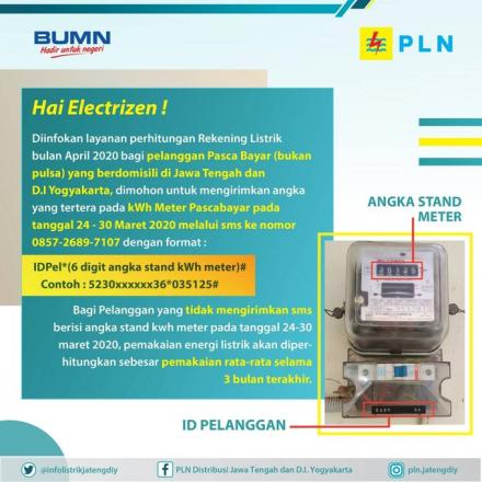 Informasi Bagi Pelanggan Pasca Bayar PLN 